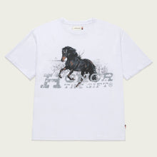 Load image into Gallery viewer, HTG WORK HORSE SS TEE WHITE