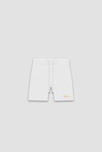 Load image into Gallery viewer, FLANEUR HOMME EMBROIDERED SIGNATURE SHORTS IN ECRU