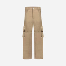 Load image into Gallery viewer, FLANEUR HOMME STRAP CARGO PANTS IN LIGHT BROWN