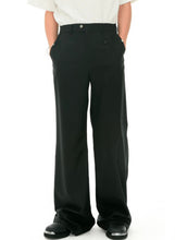 Load image into Gallery viewer, C2H4 VOLUME TAILORED TROUSERS BLACK