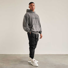 Load image into Gallery viewer, REPRESENT EMBROIDERED LOGO HOODIE VINTAGE GREY