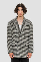 Load image into Gallery viewer, FLANEUR HOMME WOOL COAT HOUNDSTOOTH